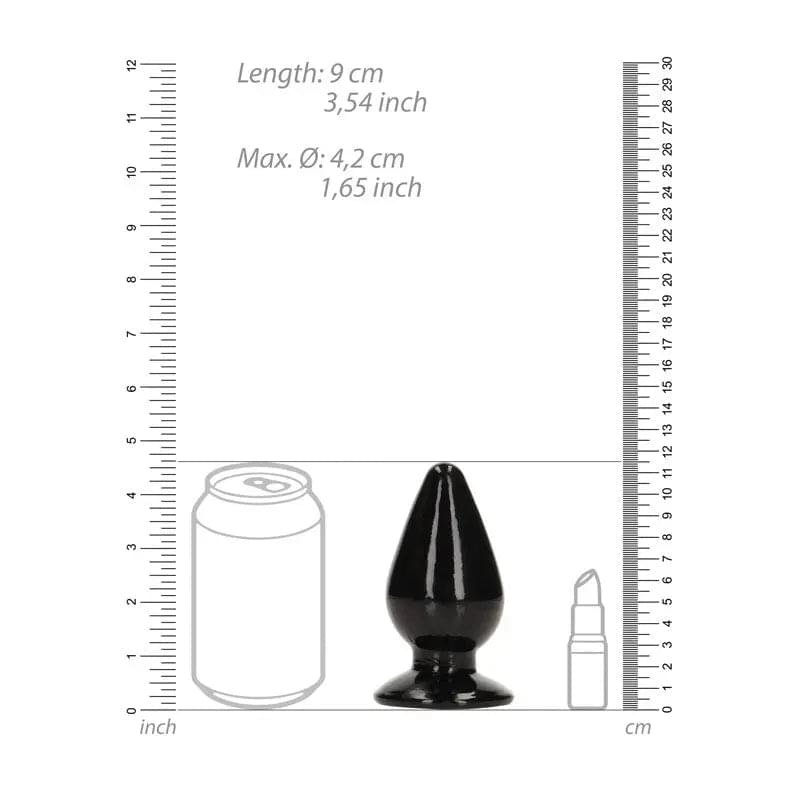 REALROCK 11.5 cm Anal Plug -  -  11.5 cm (4.5'') Butt Plug Shots Toys Discreet Intimate Essentials.
