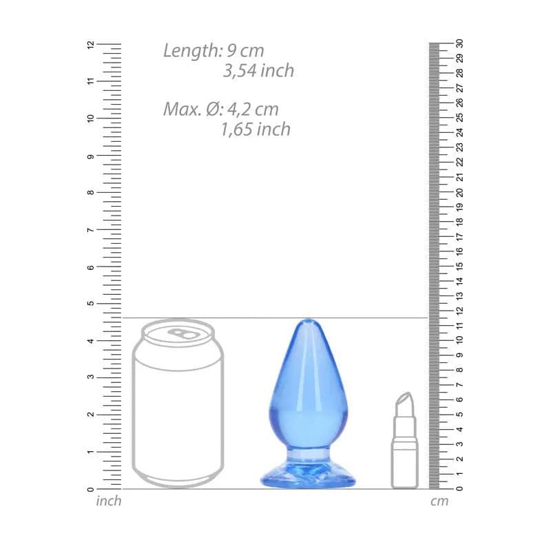 REALROCK 11.5 cm Anal Plug -  -  11.5 cm (4.5'') Butt Plug Shots Toys Discreet Intimate Essentials.
