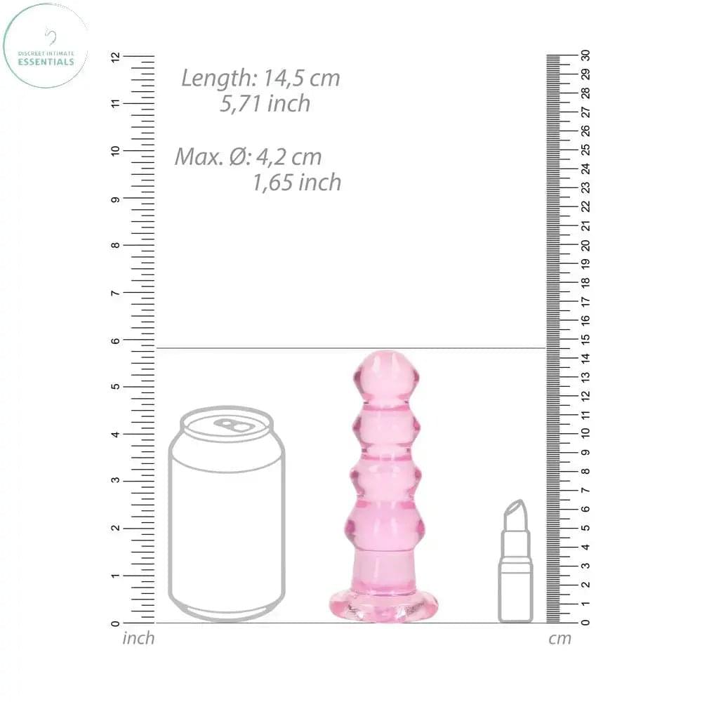 REALROCK 14 cm Curvy Anal Plug -  -  14 cm (4.5'') Butt Plug Shots Toys Discreet Intimate Essentials.