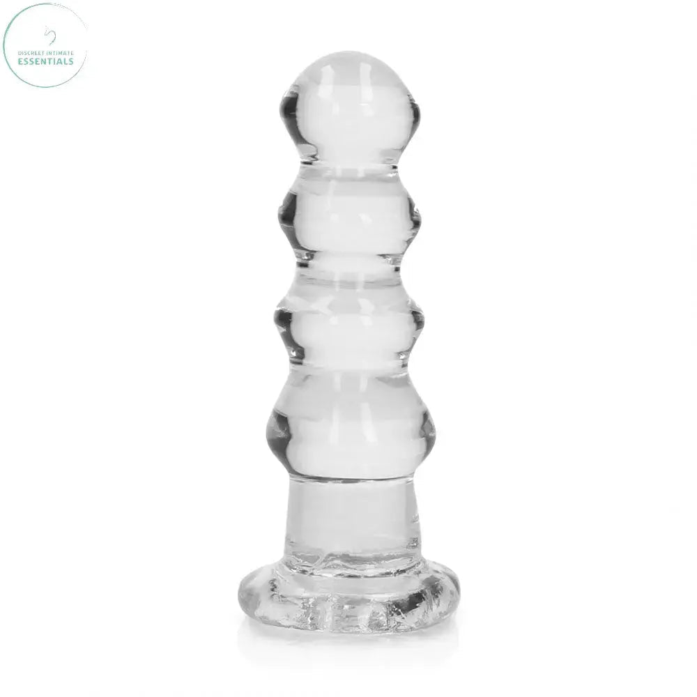 Shop affordable quality REALROCK 14 cm Curvy Anal Plug - Transparent - 14 cm (4.5'') Butt Plug - Discreet Intimate Essentials - ANAL TOYS - Shots Toys