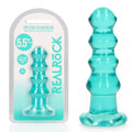 Shop affordable quality REALROCK 14 cm Curvy Anal Plug - Turquoise - Turquoise 14 cm (4.5'') Butt Plug - Discreet Intimate Essentials - ANAL TOYS - Shots Toys