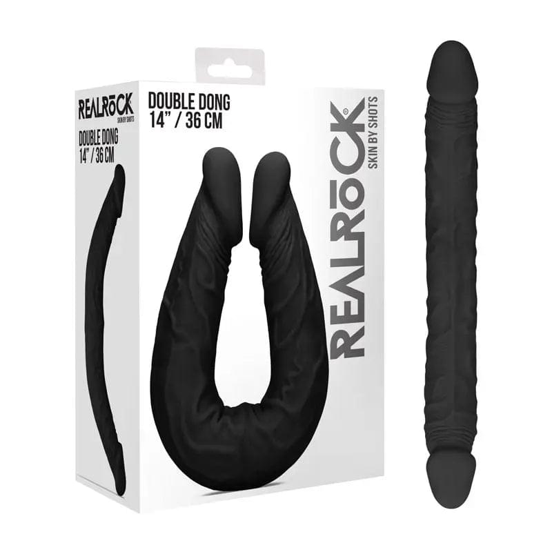 REALROCK 14'' Double Dildo -  36 cm Double Dong Shots Toys Discreet Intimate Essentials.