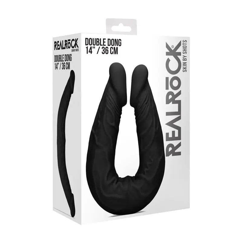 REALROCK 14'' Double Dildo -  36 cm Double Dong Shots Toys Discreet Intimate Essentials.