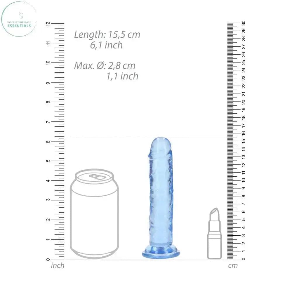 REALROCK 15.5 cm Straight Dildo -  -  15.5 cm (6'') Dong Shots Toys Discreet Intimate Essentials.