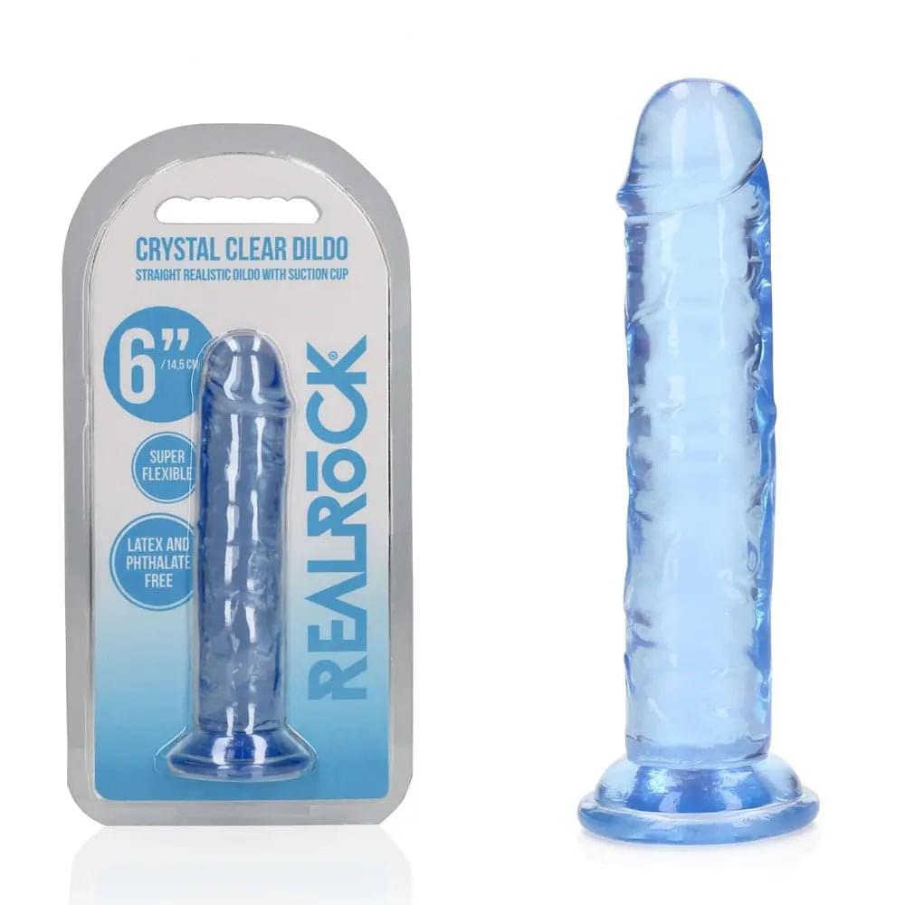 REALROCK 15.5 cm Straight Dildo -  -  15.5 cm (6'') Dong Shots Toys Discreet Intimate Essentials.