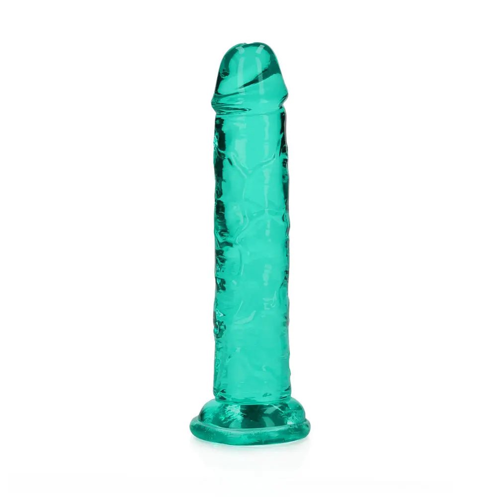 Shop affordable quality REALROCK 15.5 cm Straight Dildo - Turquoise - Turquoise 15.5 cm (6'') Dong - Discreet Intimate Essentials - DONGS - Shots Toys