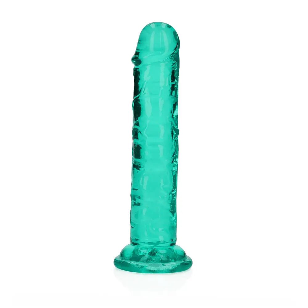 Shop affordable quality REALROCK 15.5 cm Straight Dildo - Turquoise - Turquoise 15.5 cm (6'') Dong - Discreet Intimate Essentials - DONGS - Shots Toys