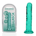 Shop affordable quality REALROCK 15.5 cm Straight Dildo - Turquoise - Turquoise 15.5 cm (6'') Dong - Discreet Intimate Essentials - DONGS - Shots Toys