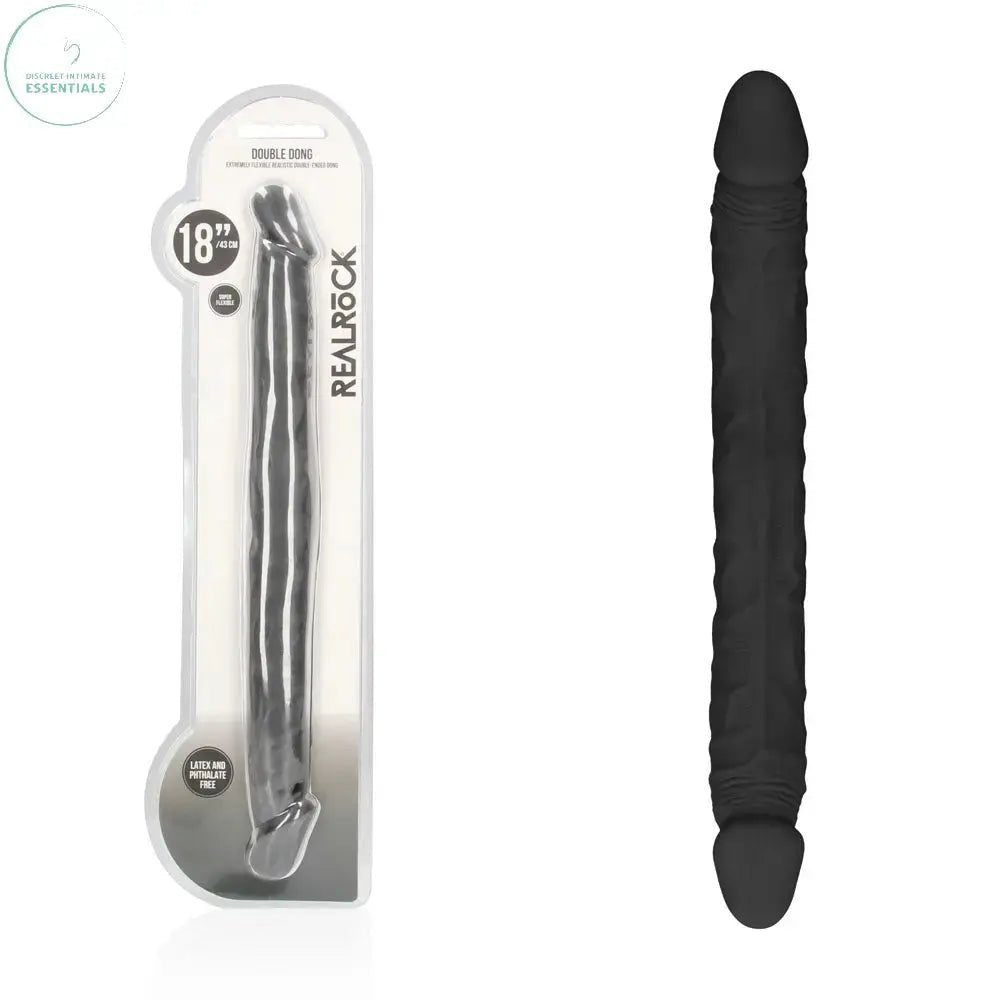 Shop affordable quality REALROCK 18'' Double Dildo - 46 cm Double Dong - Discreet Intimate Essentials - DONGS - Shots Toys