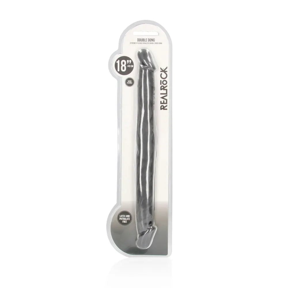 Shop affordable quality REALROCK 18'' Double Dildo - 46 cm Double Dong - Discreet Intimate Essentials - DONGS - Shots Toys