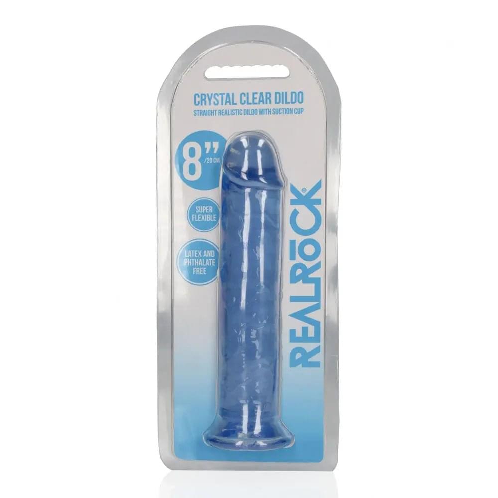 REALROCK 20 cm Straight Dildo -  -  20 cm (8'') Dong Shots Toys Discreet Intimate Essentials.