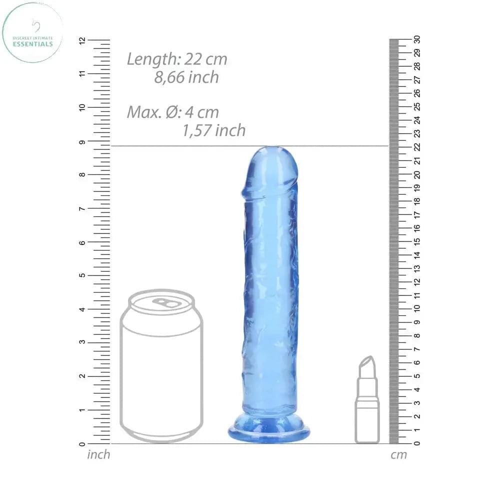 REALROCK 20 cm Straight Dildo -  -  20 cm (8'') Dong Shots Toys Discreet Intimate Essentials.