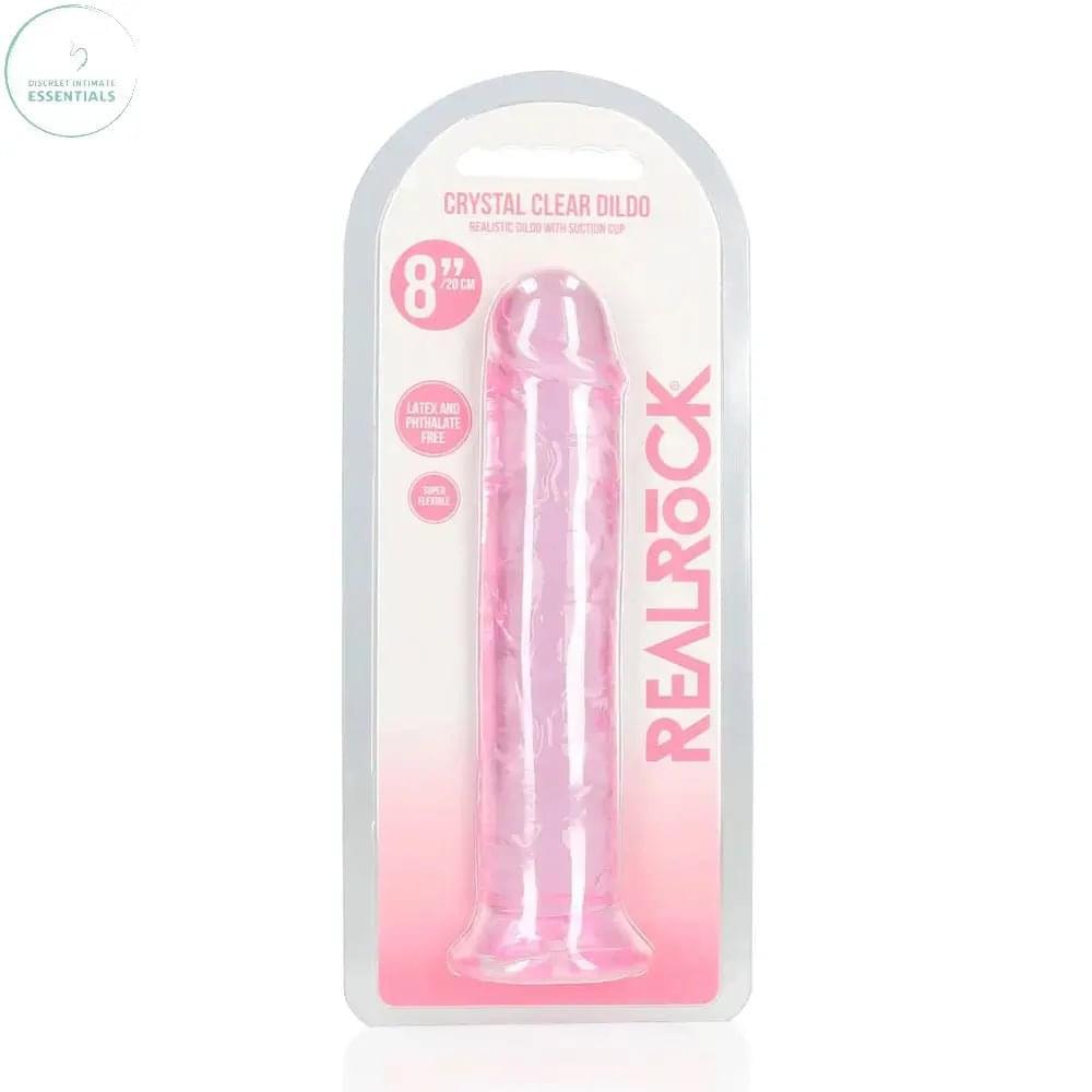 REALROCK 20 cm Straight Dildo -  -  20 cm (8'') Dong Shots Toys Discreet Intimate Essentials.