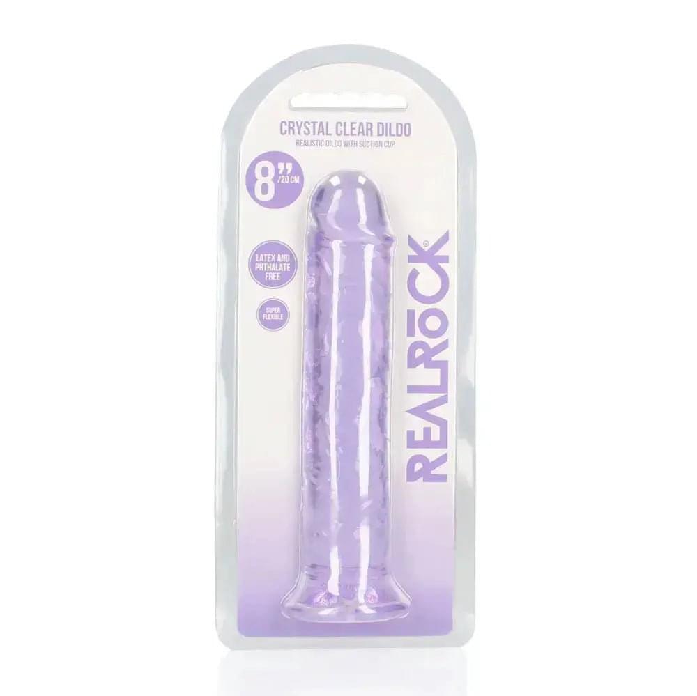 REALROCK 20 cm Straight Dildo -  -  20 cm (8'') Dong Shots Toys Discreet Intimate Essentials.