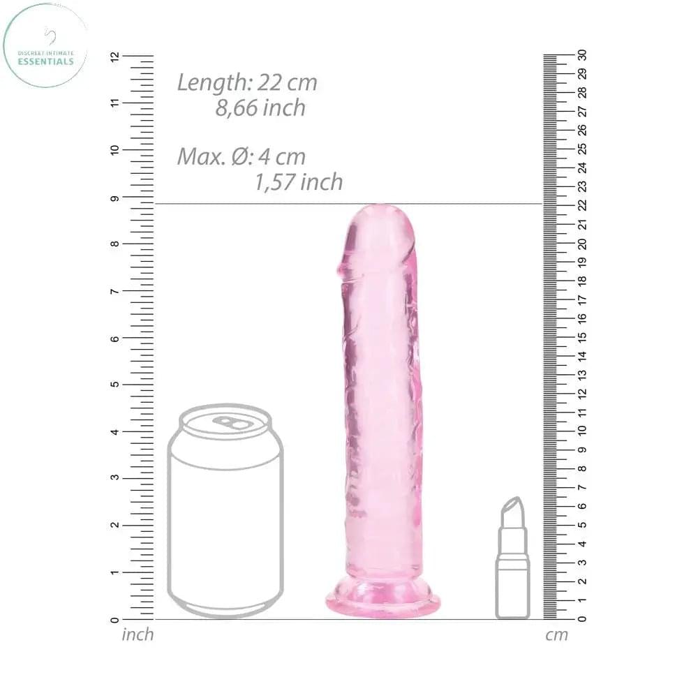 REALROCK 20 cm Straight Dildo -  -  20 cm (8'') Dong Shots Toys Discreet Intimate Essentials.