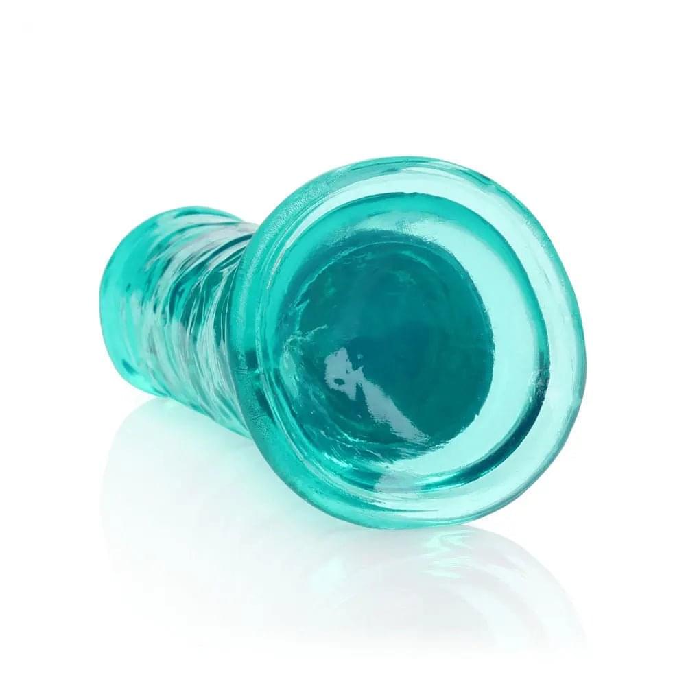 REALROCK 20 cm Straight Dildo - Turquoise - Turquoise 20 cm (8'') Dong Shots Toys Discreet Intimate Essentials.