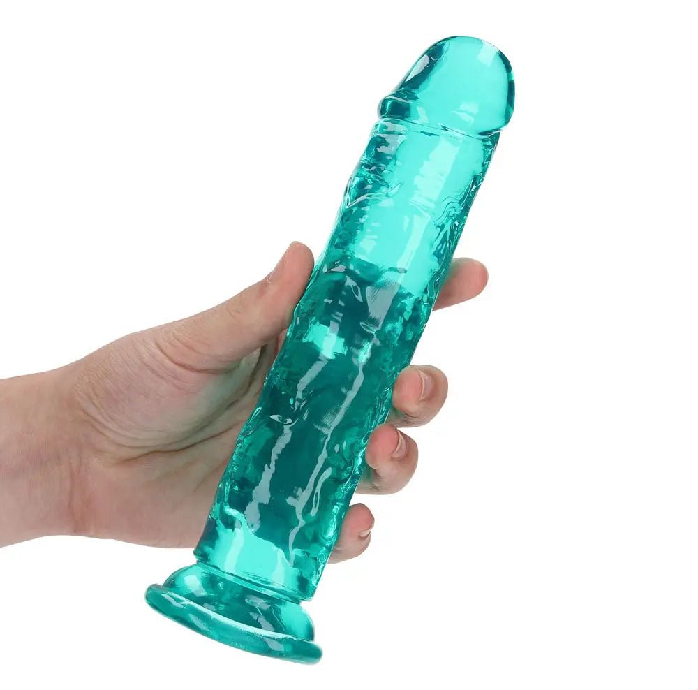Shop affordable quality REALROCK 20 cm Straight Dildo - Turquoise - Turquoise 20 cm (8'') Dong - Discreet Intimate Essentials - DONGS - Shots Toys