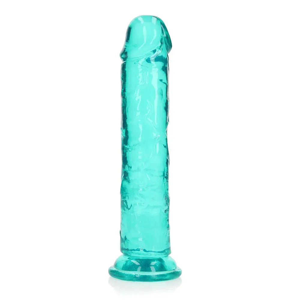 Shop affordable quality REALROCK 20 cm Straight Dildo - Turquoise - Turquoise 20 cm (8'') Dong - Discreet Intimate Essentials - DONGS - Shots Toys