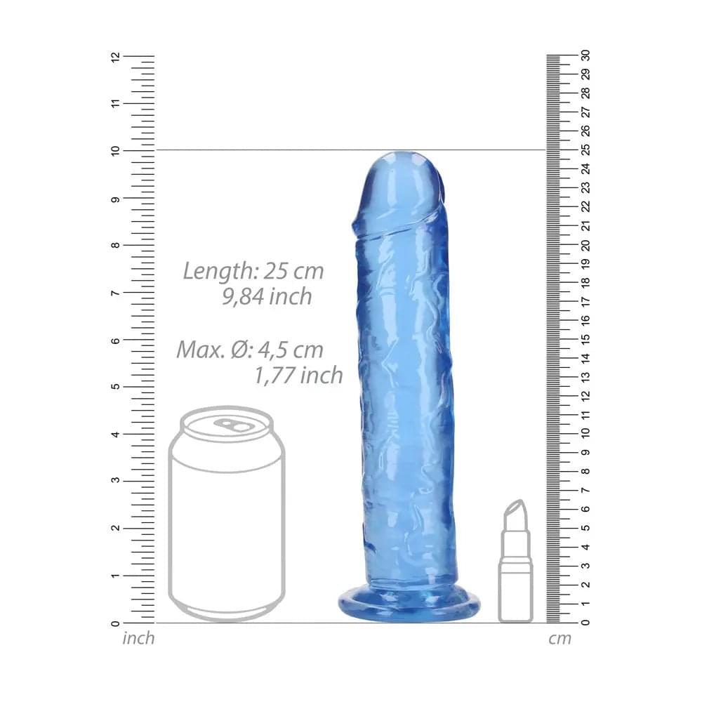REALROCK 25 cm Straight Dildo -  -  25 cm (10'') Dong Shots Toys Discreet Intimate Essentials.