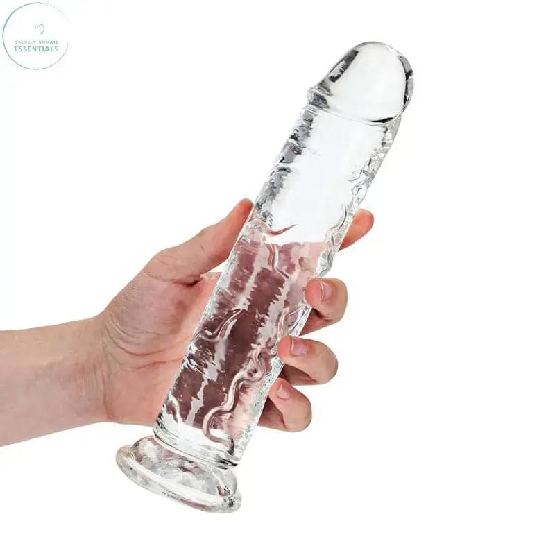 REALROCK 25 cm Straight Dildo -  -  25 cm (10'') Dong Shots Toys Discreet Intimate Essentials.