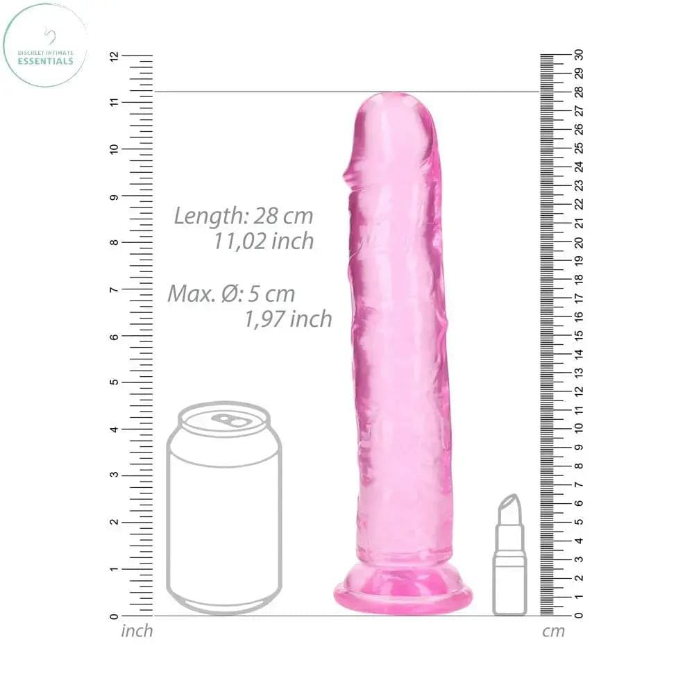 REALROCK 28 cm Straight Dildo -  -  28 cm (10'') Dong Shots Toys Discreet Intimate Essentials.