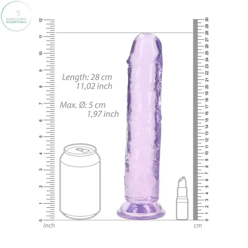 REALROCK 28 cm Straight Dildo -  -  28 cm (10'') Dong Shots Toys Discreet Intimate Essentials.