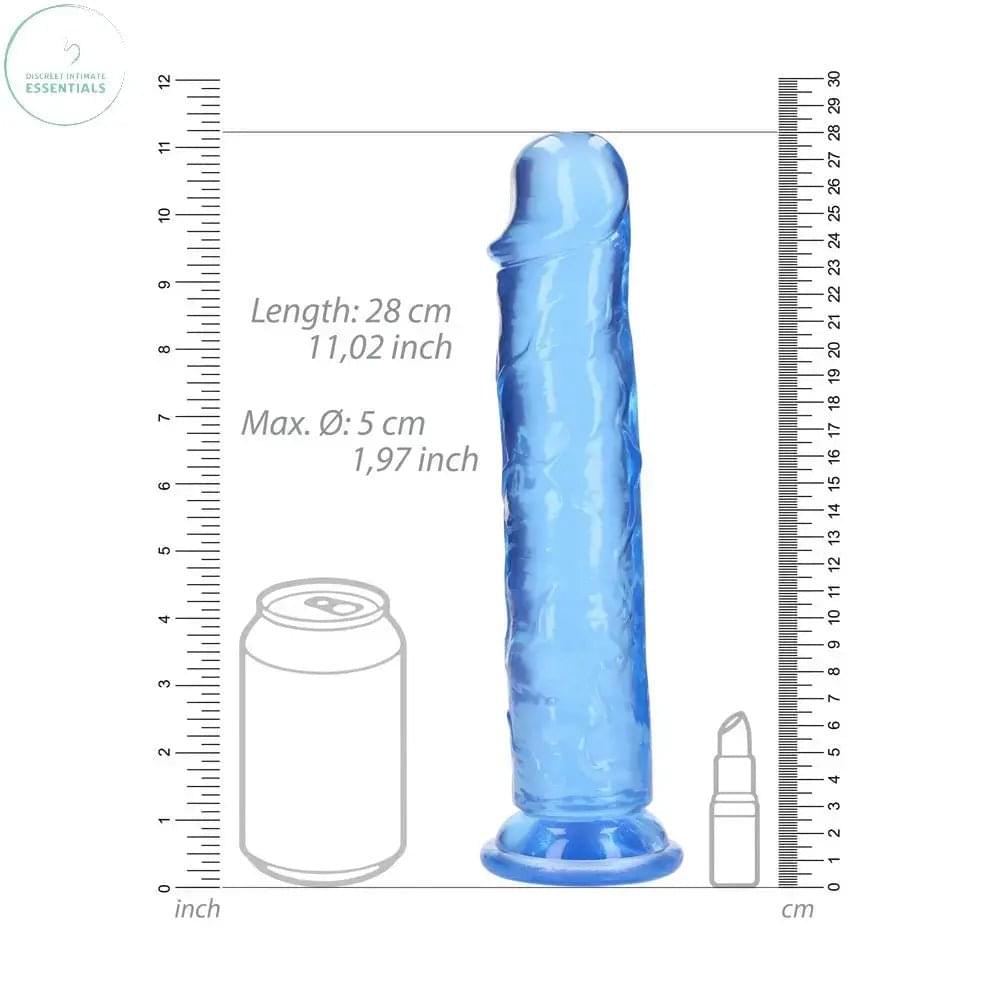 REALROCK 28 cm Straight Dildo -  -  28 cm (10'') Dong Shots Toys Discreet Intimate Essentials.