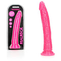 REALROCK 29 cm Slim Glow in the Dark Neon -  - Glow in Dark  29 cm (11'') Dong Shots Toys Discreet Intimate Essentials.