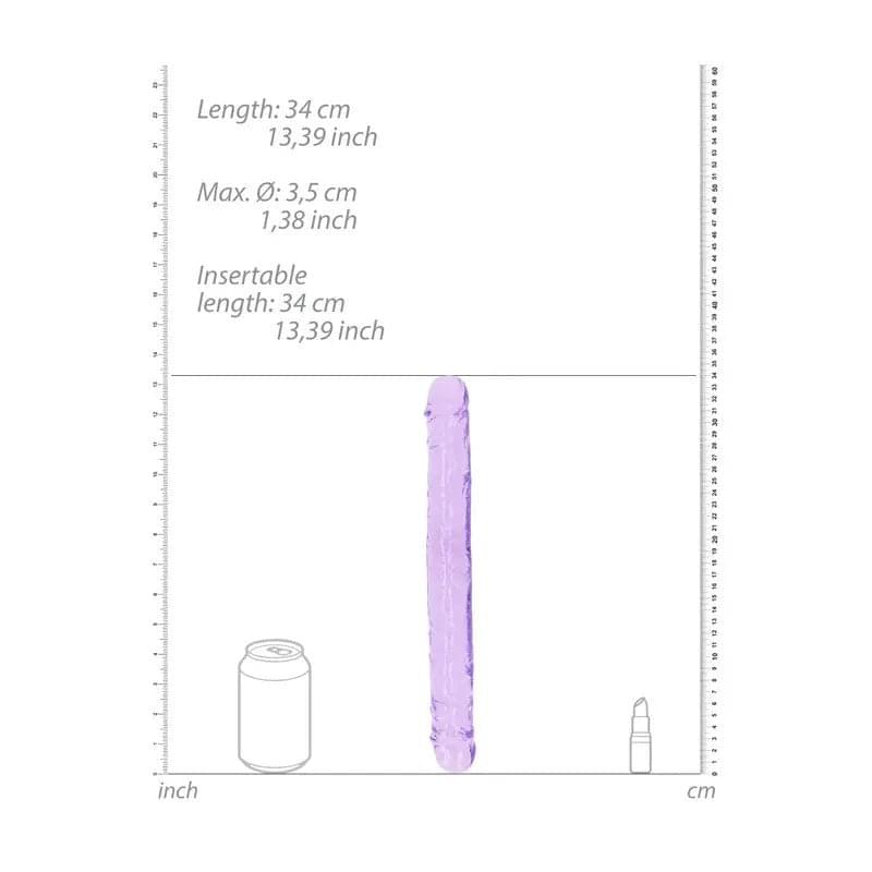 REALROCK 34 cm Double Dong -  -  34 cm (14'') Double Dong Shots Toys Discreet Intimate Essentials.