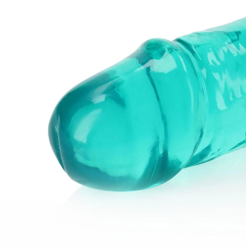 REALROCK 34 cm Double Dong - Turquoise - Turquoise 34 cm (14'') Double Dong Shots Toys Discreet Intimate Essentials.