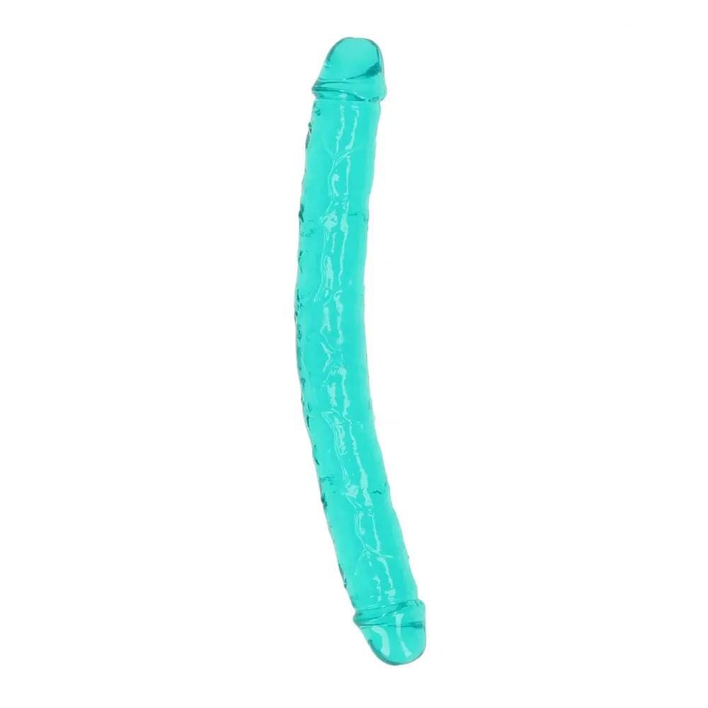 REALROCK 34 cm Double Dong - Turquoise - Turquoise 34 cm (14'') Double Dong Shots Toys Discreet Intimate Essentials.