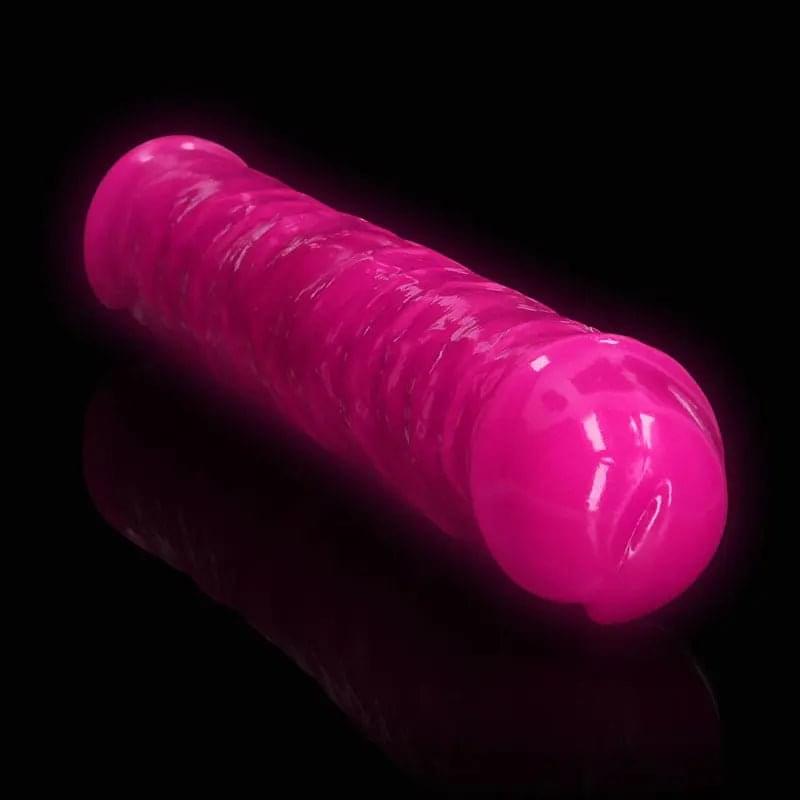 REALROCK 38 cm Double Dong Glow -  -  38 cm (15'') Double Dong Shots Toys Discreet Intimate Essentials.