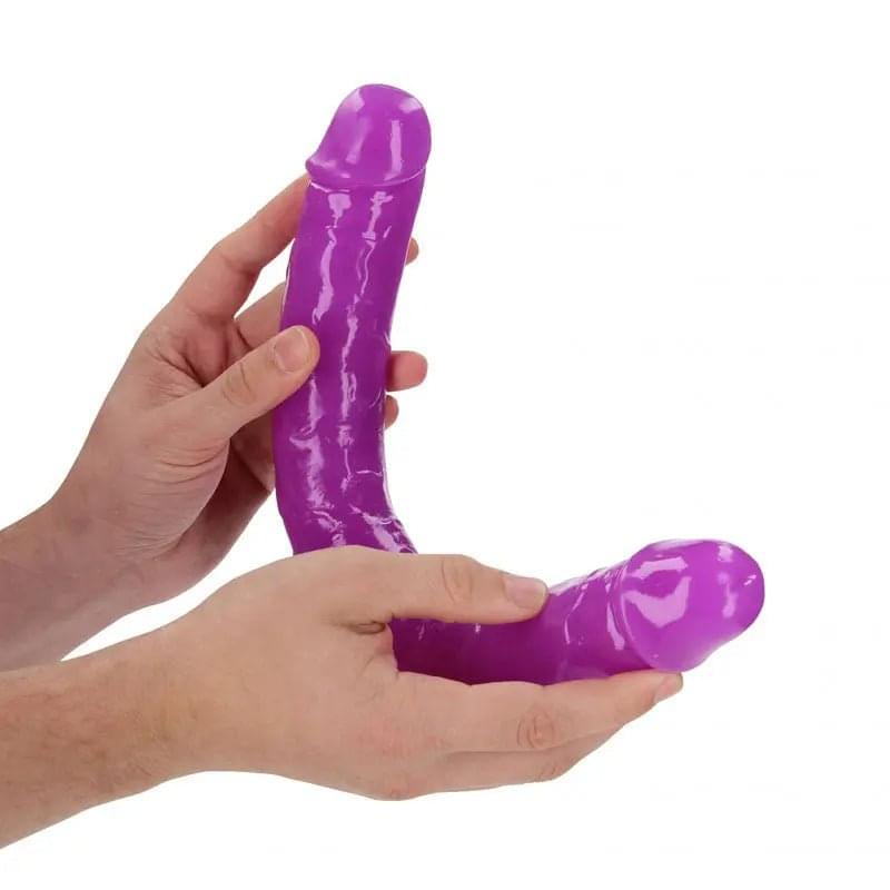 REALROCK 38 cm Double Dong Glow -  -  38 cm (15'') Double Dong Shots Toys Discreet Intimate Essentials.