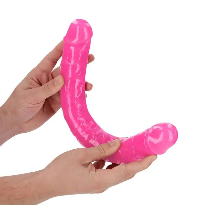 REALROCK 38 cm Double Dong Glow -  -  38 cm (15'') Double Dong Shots Toys Discreet Intimate Essentials.