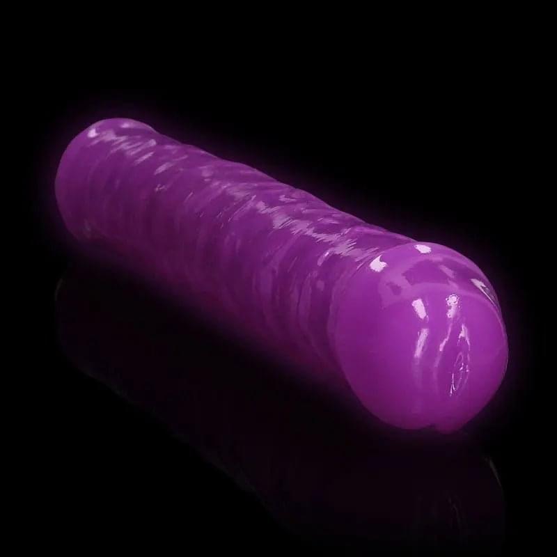 REALROCK 38 cm Double Dong Glow -  -  38 cm (15'') Double Dong Shots Toys Discreet Intimate Essentials.