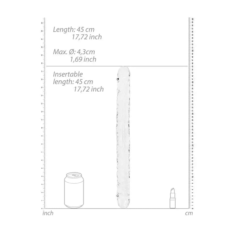 REALROCK 45 cm Double Dong -  -  45 cm (18'') Double Dong Shots Toys Discreet Intimate Essentials.