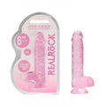 REALROCK 6'' Realistic Dildo With Balls -  15.2 cm Dong Shots Toys Discreet Intimate Essentials.