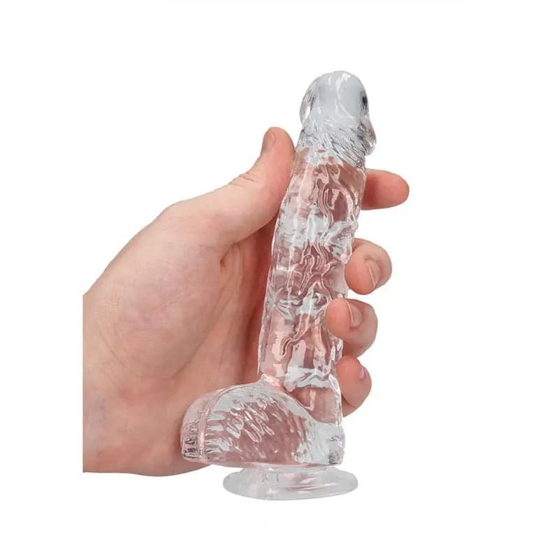 REALROCK 6'' Realistic Dildo With Balls -  15.2 cm Dong Shots Toys Discreet Intimate Essentials.
