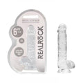 REALROCK 6'' Realistic Dildo With Balls -  15.2 cm Dong Shots Toys Discreet Intimate Essentials.