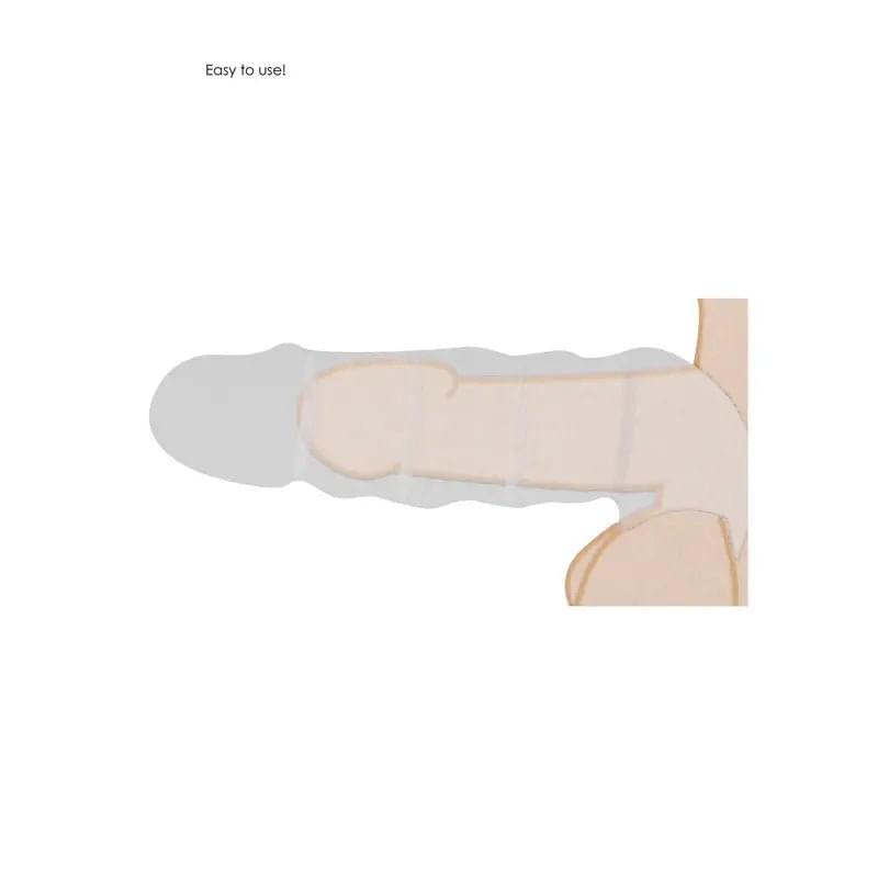 REALROCK 6'' Realistic Penis Sleeve -  15.2 cm Penis Extension Sleeve Shots Toys Discreet Intimate Essentials.