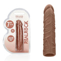 Shop affordable quality REALROCK 7'' Penis Extender - Tan - Tan 17.8 cm Penis Extension Sleeve - Discreet Intimate Essentials - SLEEVES - Shots Toys