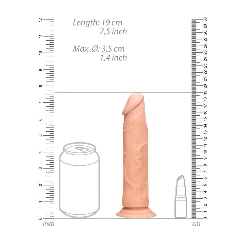 REALROCK 7'' Realistic Dildo -  17.8 cm Dong Shots Toys Discreet Intimate Essentials.