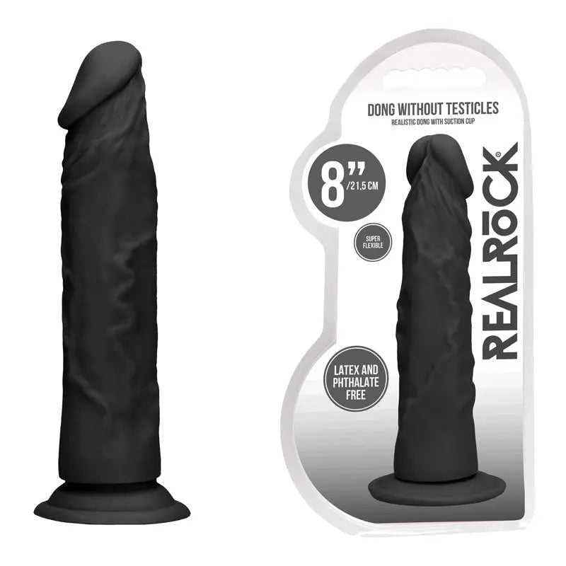 Shop affordable quality REALROCK 8'' Realistic Dildo - 20.3 cm Dong - Discreet Intimate Essentials - DONGS - Shots Toys