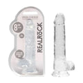 REALROCK 8'' Realistic Dildo With Balls -  20.3 cm Dong Shots Toys Discreet Intimate Essentials.