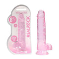 REALROCK 8'' Realistic Dildo With Balls -  20.3 cm Dong Shots Toys Discreet Intimate Essentials.