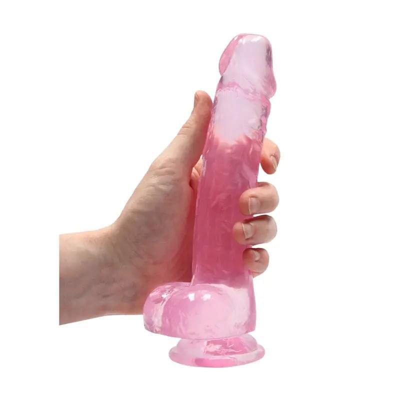 REALROCK 8'' Realistic Dildo With Balls -  20.3 cm Dong Shots Toys Discreet Intimate Essentials.