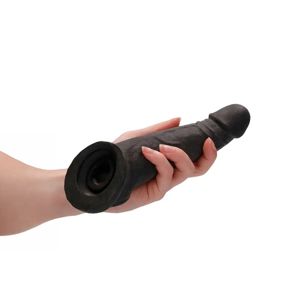 Shop affordable quality REALROCK 8'' Realistic Penis Extender with Rings - 20.3 cm Penis Extension Sleeve - Discreet Intimate Essentials - SLEEVES - Shots Toys
