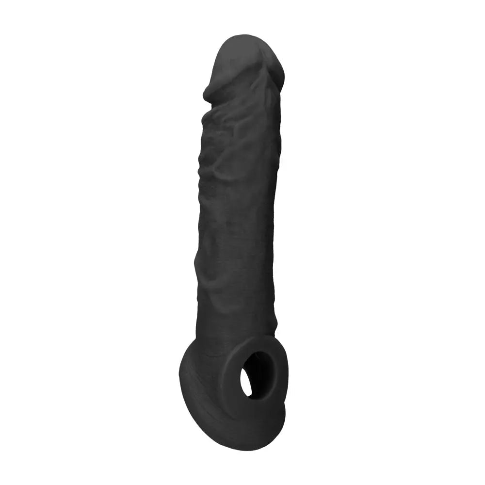 Shop affordable quality REALROCK 8'' Realistic Penis Extender with Rings - 20.3 cm Penis Extension Sleeve - Discreet Intimate Essentials - SLEEVES - Shots Toys