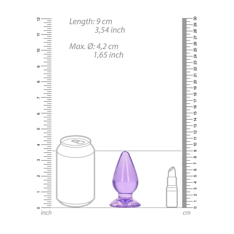Shop affordable quality REALROCK 9 cm Anal Plug - 9 cm (3.5'') Butt Plug - Discreet Intimate Essentials - ANAL TOYS - Shots Toys