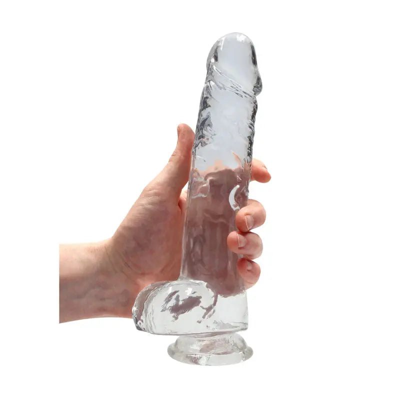 Shop affordable quality RealRock 9'' Realistic Dildo With Balls - 22.9 cm Dong - Discreet Intimate Essentials - DONGS - Shots Toys